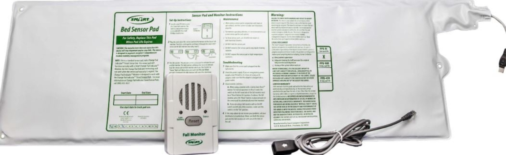 Smart Caregiver - BBR1-SYS Fall Prevention Monitor Smart Caregiver™ 10 X 30 Inch