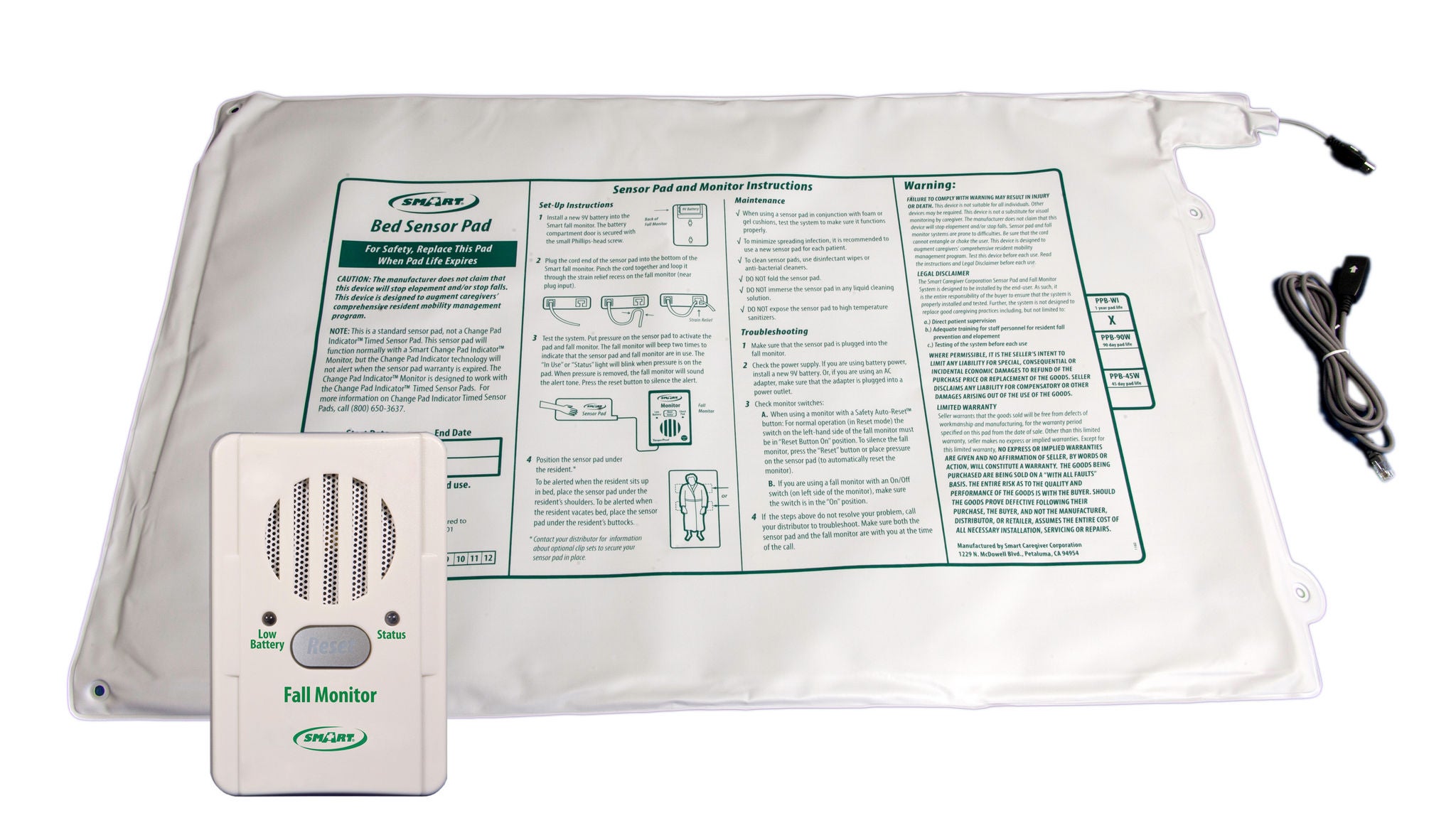 Smart Caregiver - BBW1-SYS Fall Prevention Monitor Smart Caregiver™