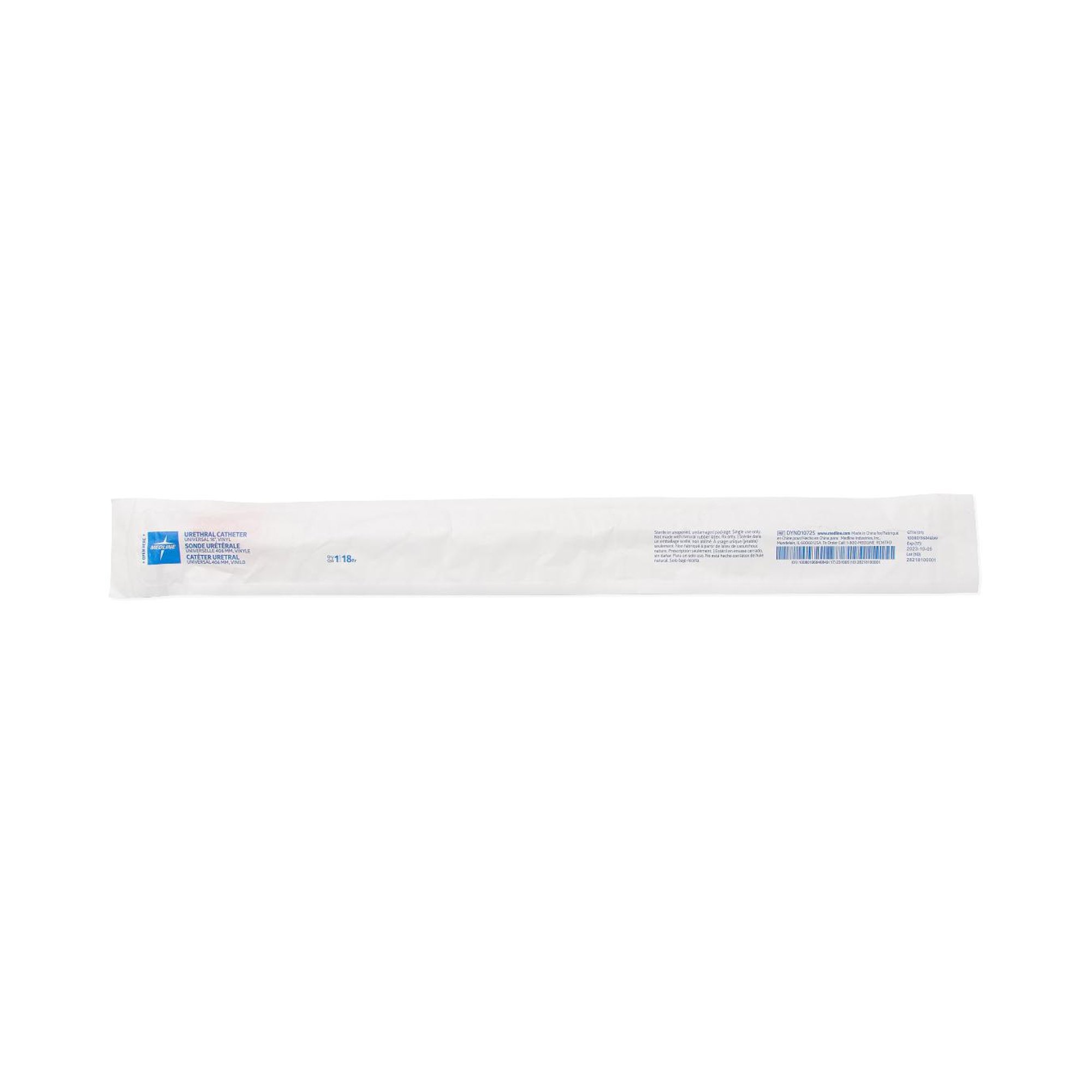 Medline DYND10724 - Medline® Urethral Catheter, 16 Fr. - 1/Each, 30/Case