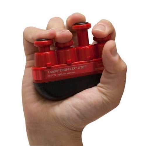 Fabrication Enterprises - 10-3772 Hand Exerciser CanDo® Digi-Flex® LiTE® Red Light