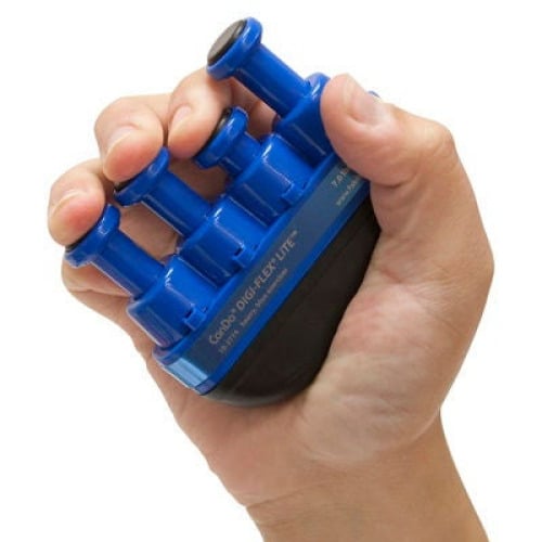 Fabrication Enterprises - 10-3774 Hand Exerciser CanDo® Digi-Flex® LiTE® Blue Heavy