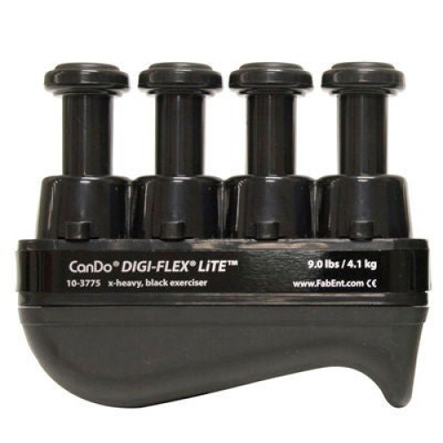 Fabrication Enterprises - 10-3775 Hand Exerciser CanDo® Digi-Flex® LiTE® Black X-Heavy