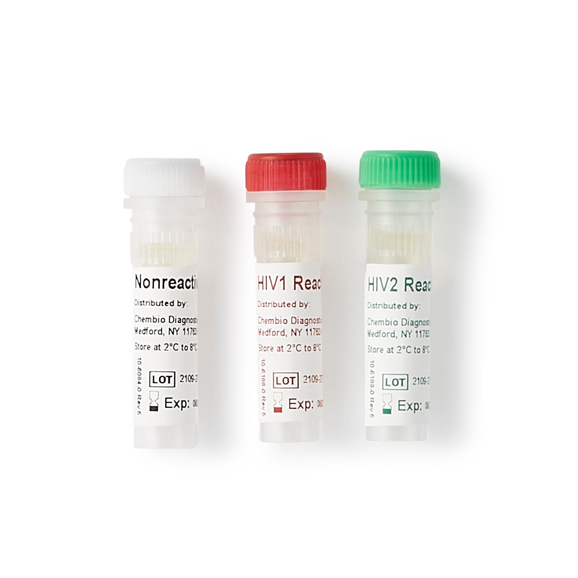 Chembio Diagnostic - 60-9549-0 Control Set HIV-1/2 Nonreactive / HIV-1 Reactive / HIV-2 Reactive 3 X 0.25 mL