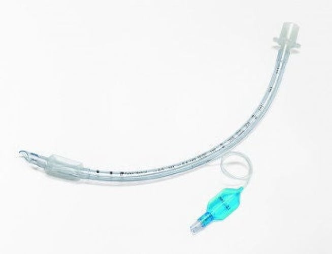 Sun Med - H-PFHV-70-10 Cuffed Endotracheal Tube Flex-Tip® Curved 7.0 mm ID Adult Murphy Eye