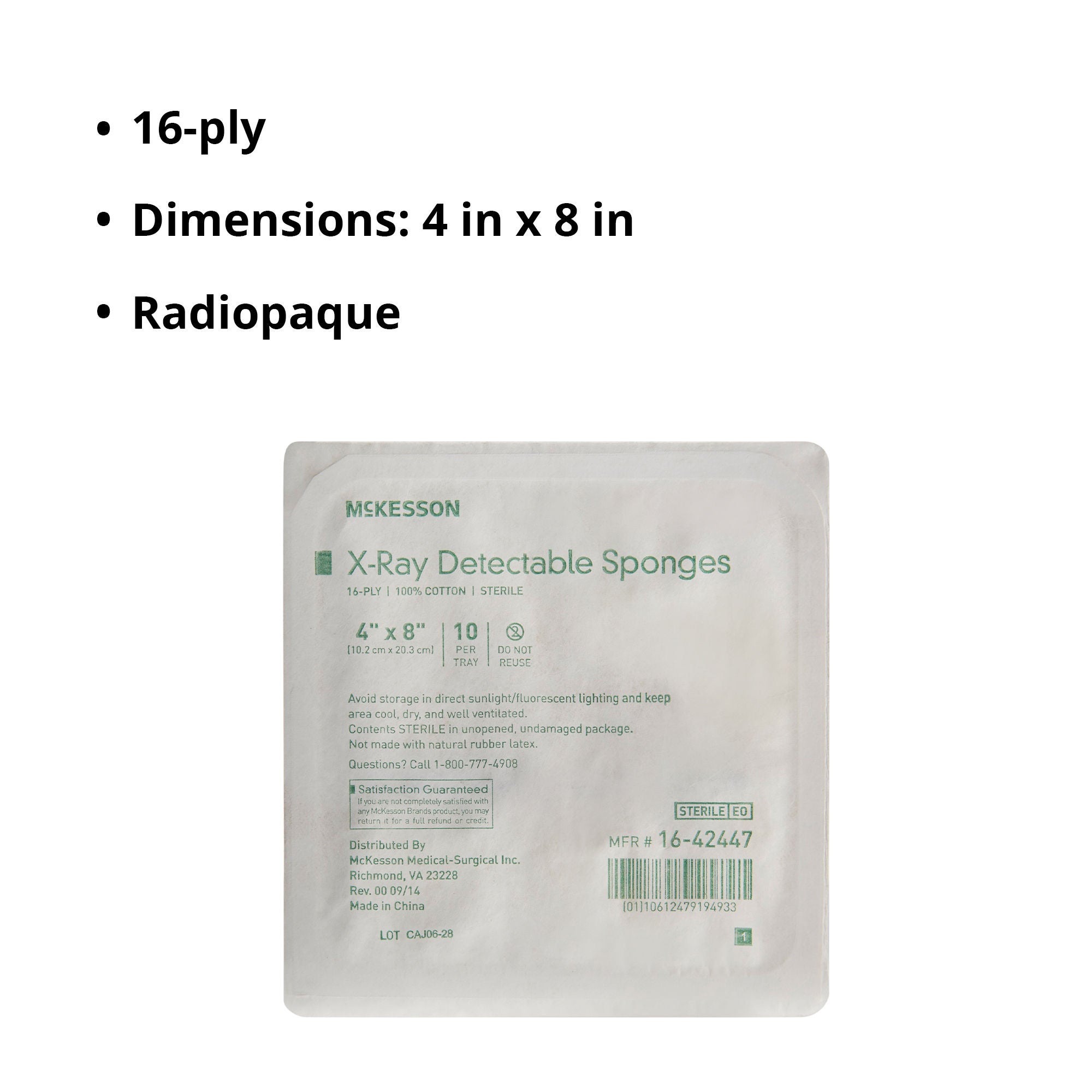 McKesson Gauze Sponge 16-42447 by McKesson Brand