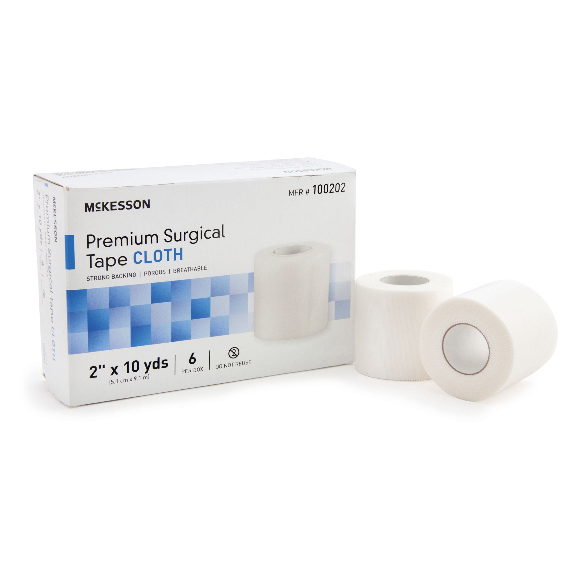 McKesson Brand - 100202 McKesson Silk-Like Cloth Medical Tape