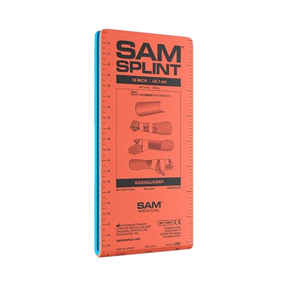The Seaberg Company - SP500-OB-EN SAM® Moldable Splint Foam / Aluminum Orange 4-1/4 X 9 Inch