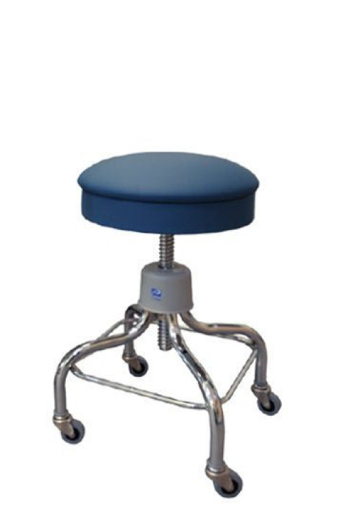 Pedigo Products - P-36-LAK Exam Stool Screw Height Adjustment 2 Inch Double Ball Bearing Casters