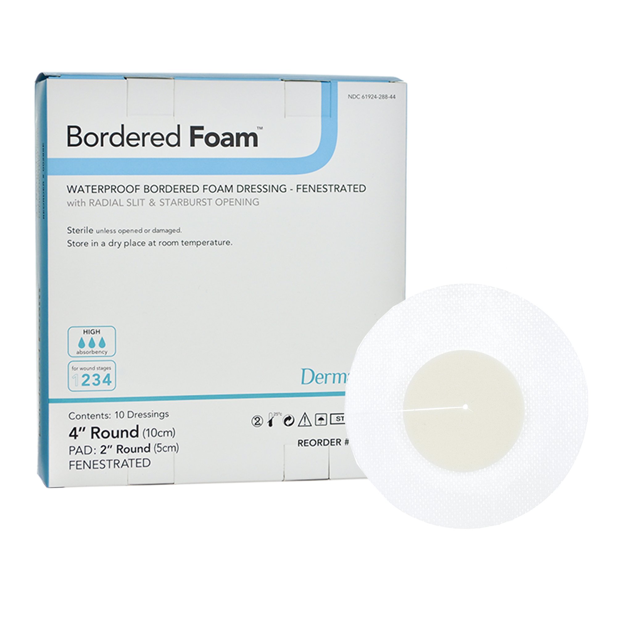 Sion Brands LLC - 00288E BorderedFoam® Adhesive with Border Foam Dressing