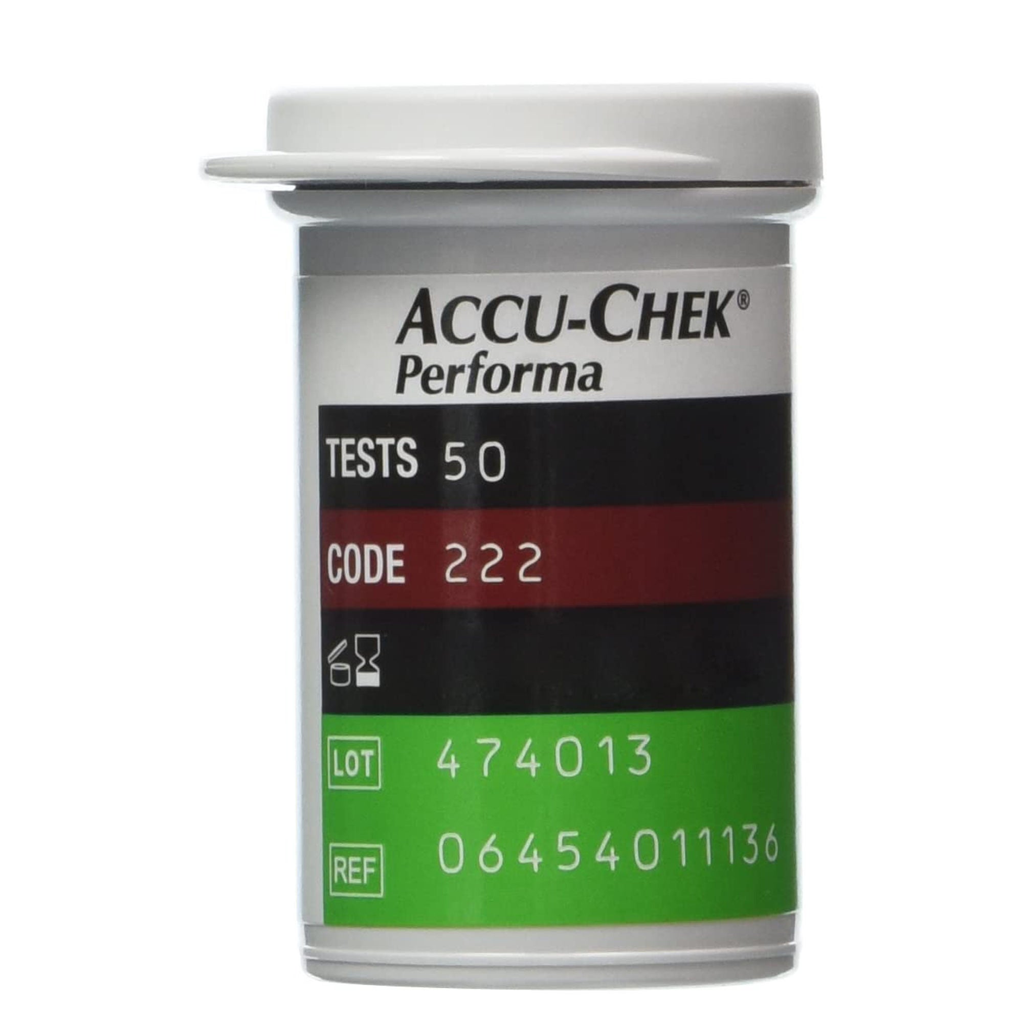 Roche Diagnostics - 07299702001 Blood Glucose Test Strips Accu-Chek® Performa 50 Strips per Pack For Accu-Chek® Performa Blood Glucose Meter