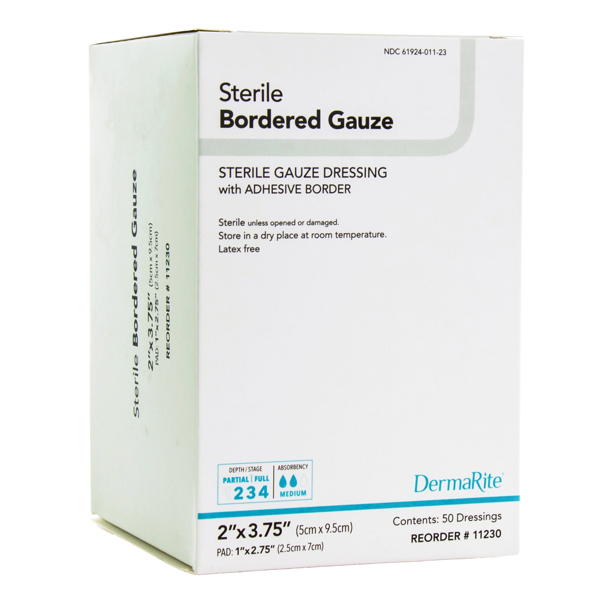 Sion Brands LLC - 11230 DermaRite Gauze Adhesive Dressing