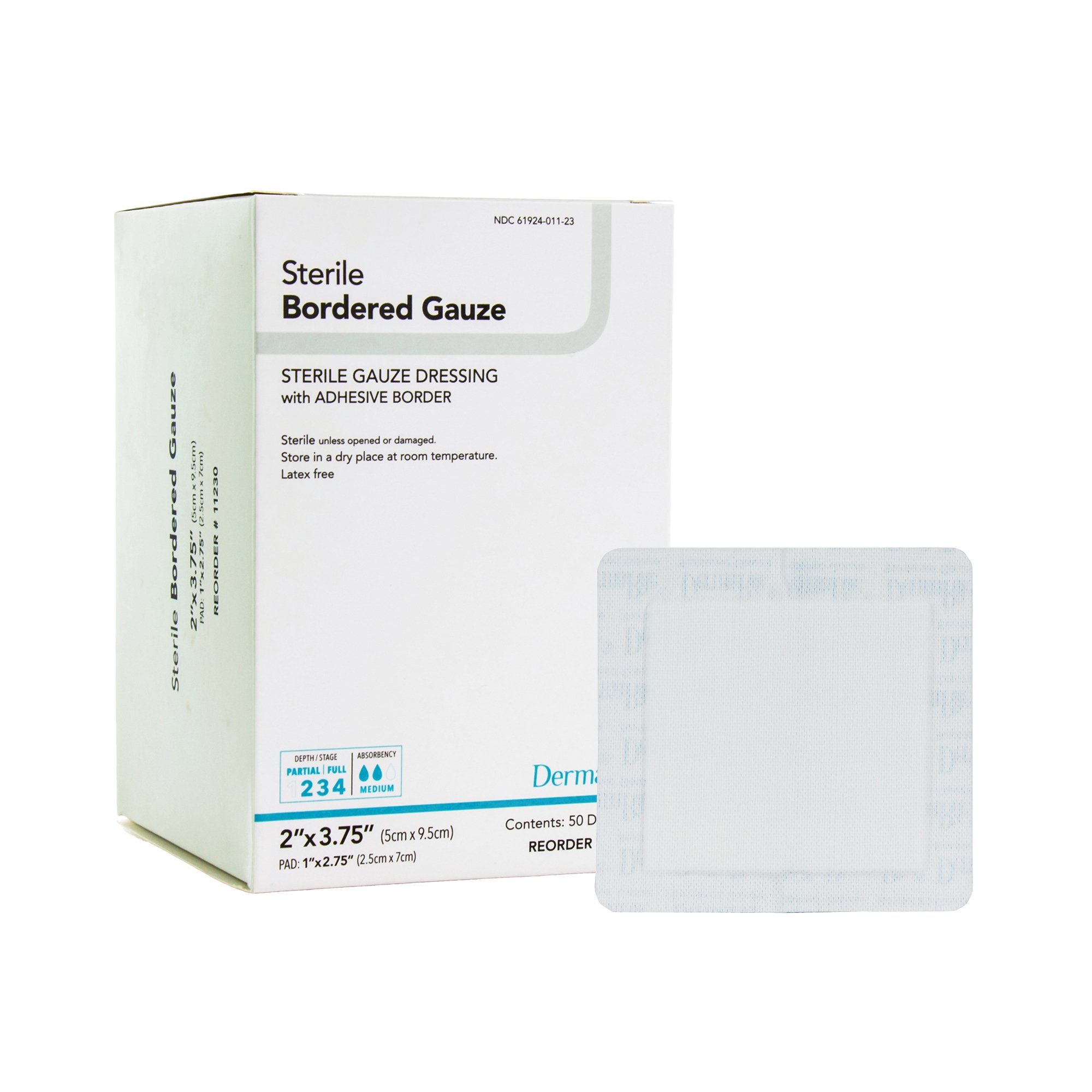 Sion Brands LLC - 11230 DermaRite Gauze Adhesive Dressing