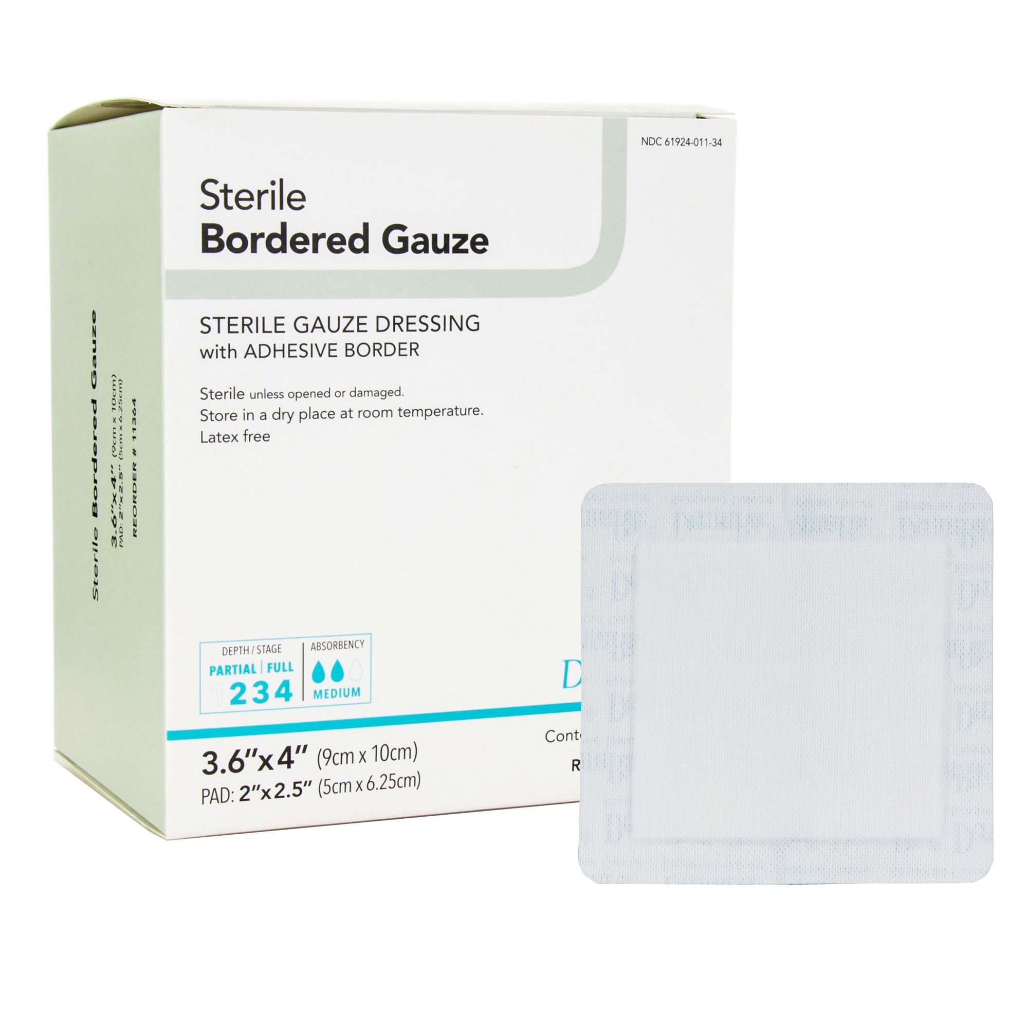 Sion Brands LLC - 11364 DermaRite® Gauze Adhesive Dressing