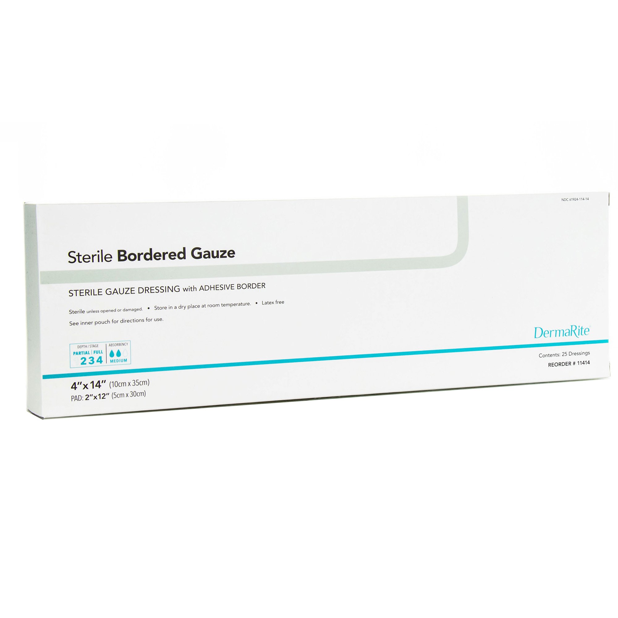 Sion Brands LLC - 11414 DermaRite® Sterile Gauze Adhesive Dressing