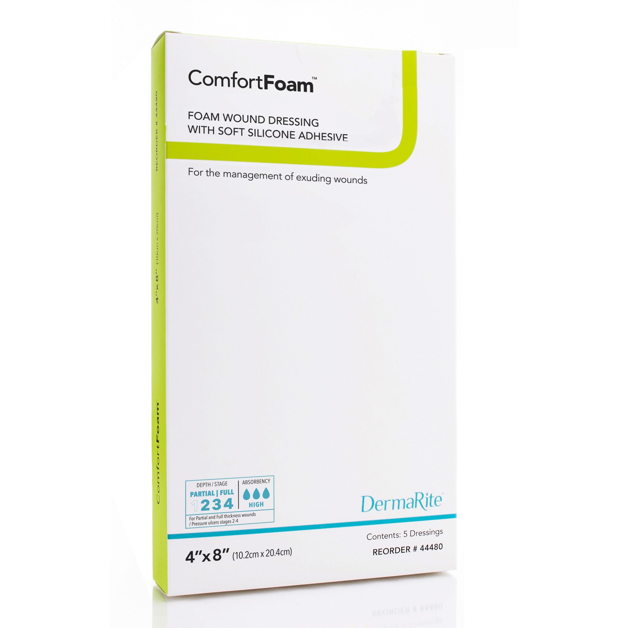 Sion Brands LLC - 43480 ComfortFoam™ Border Foam Wound Dressing with Silicone Adhesive