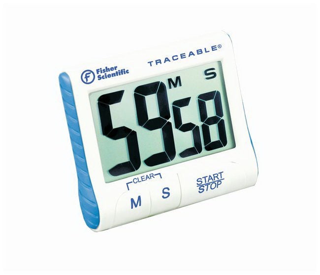 Fisher Anatomical - 15081100 Electronic Alarm Timer 4 Way Holder, Count Down Traceable® 100 Minutes Digital Display