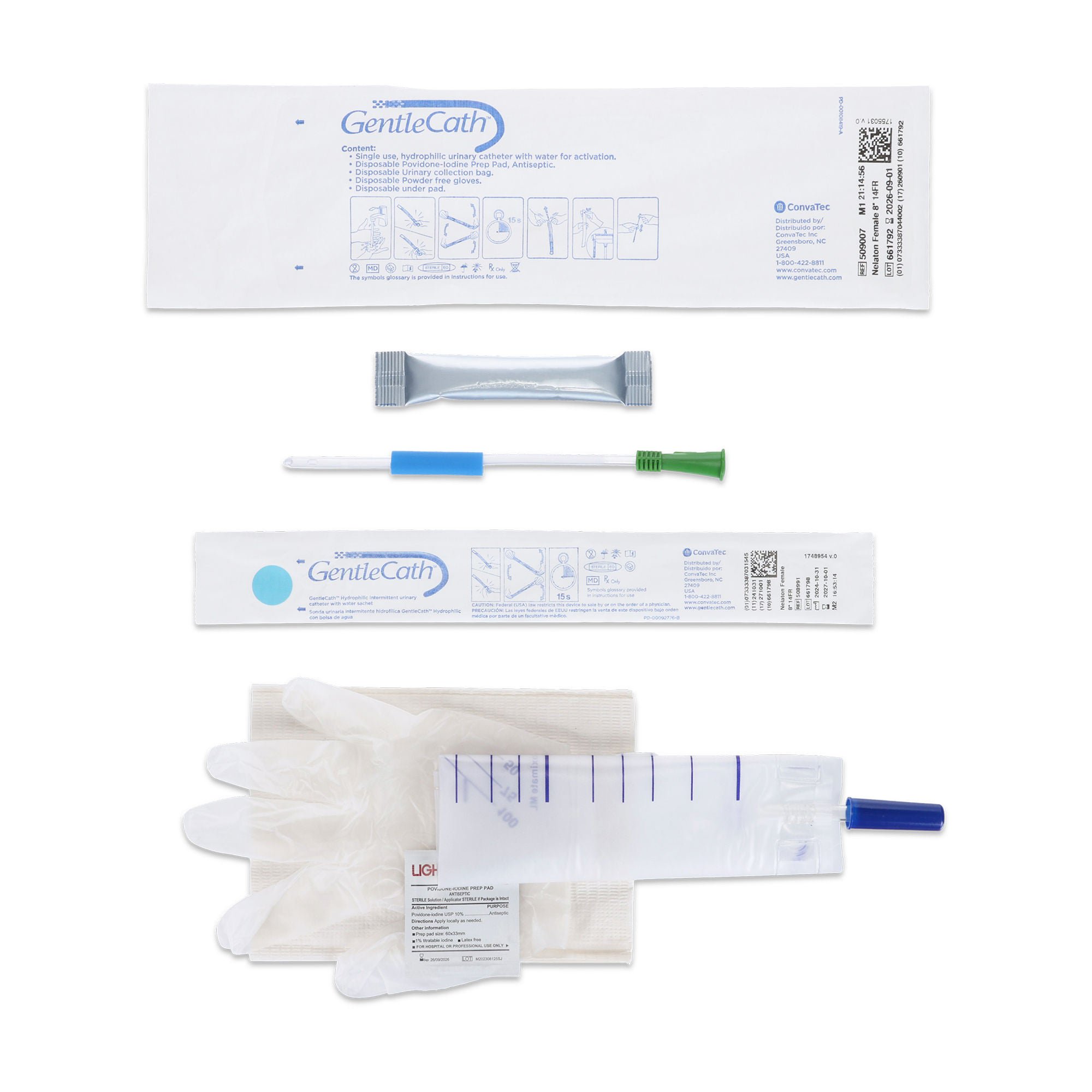 ConvaTec - 509007 GentleCath™ Urethral Catheter for Females
