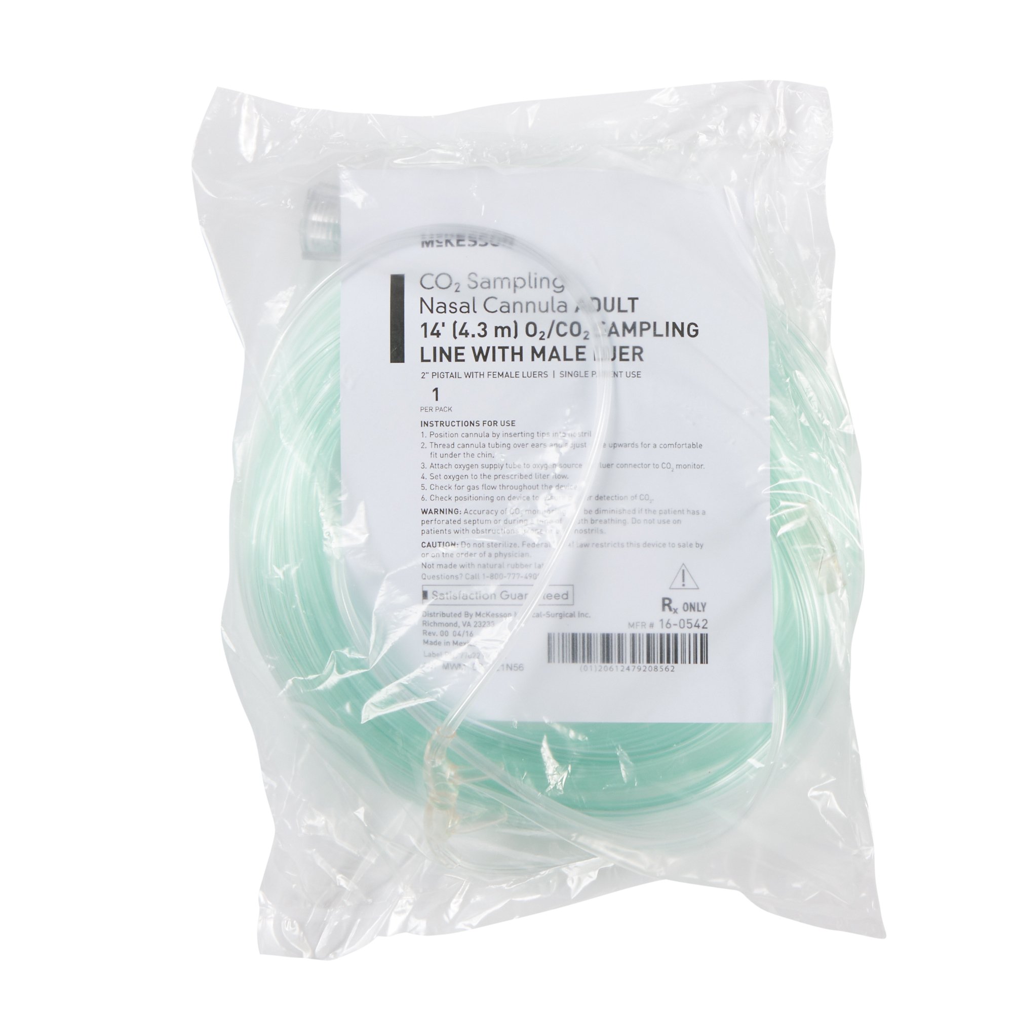 McKesson Brand 16-0542 - McKesson ETCO2 Nasal Cannula - 1/Each, 25/Case