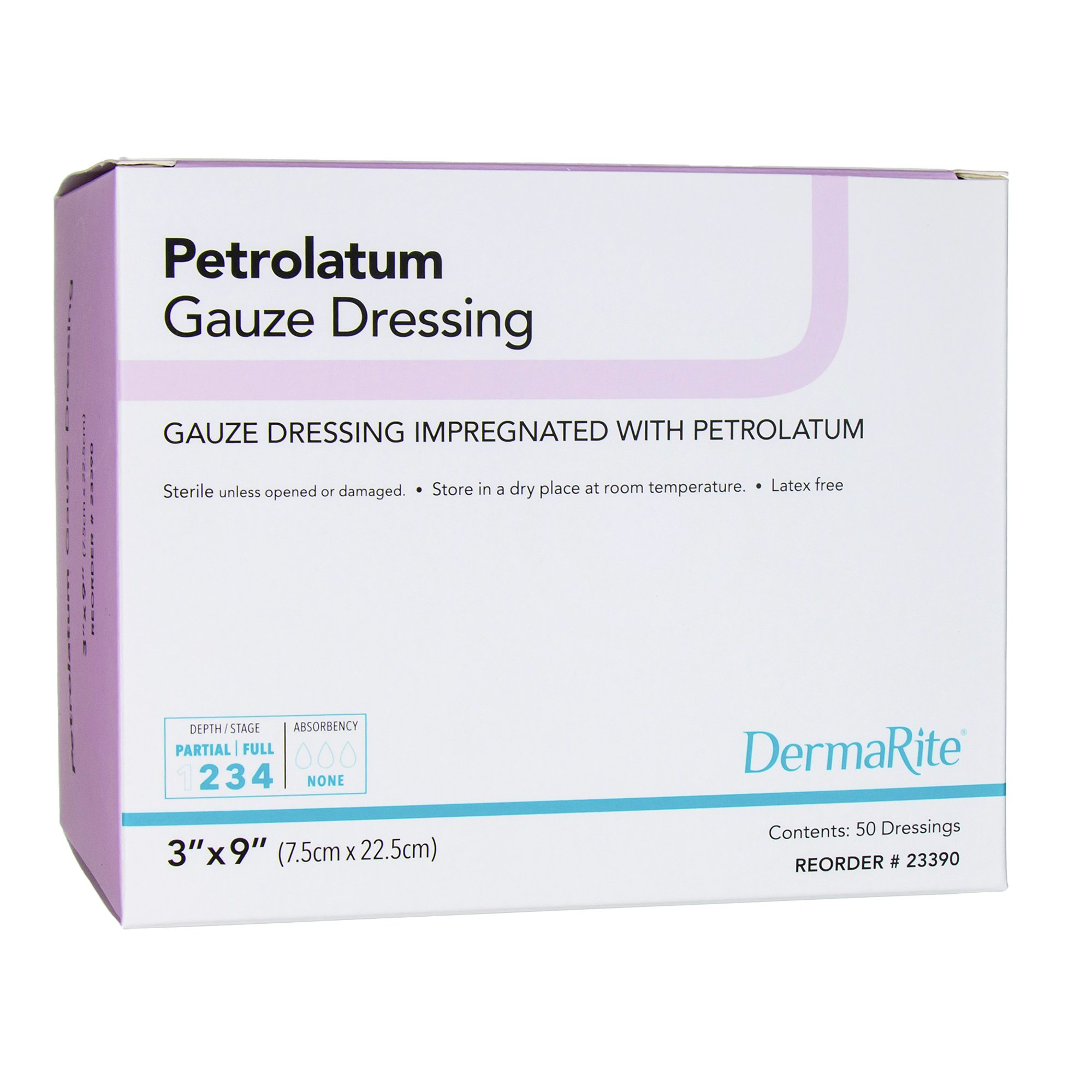 Sion Brands LLC - 23390 DermaRite® Petrolatum Impregnated Dressing