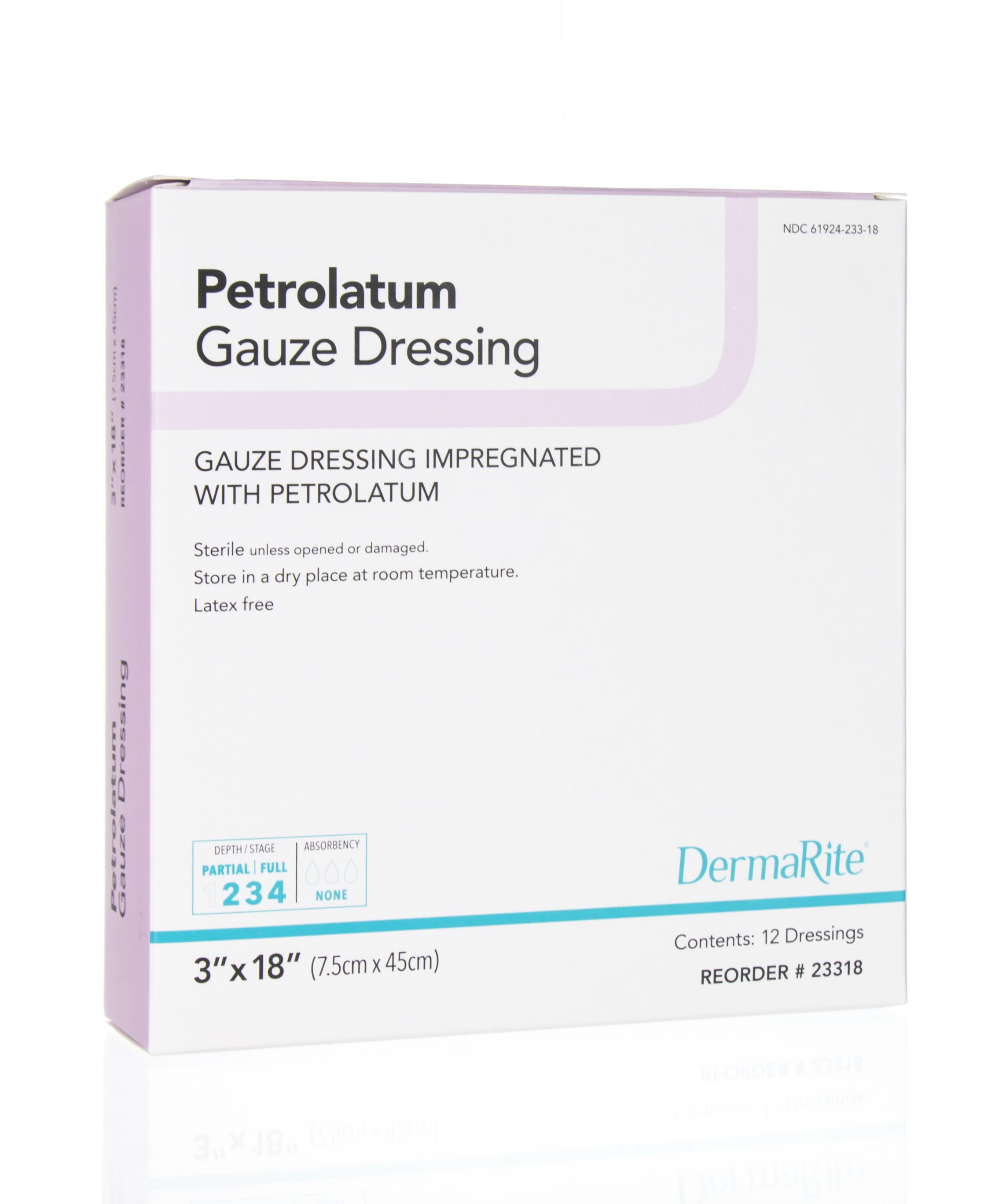 Sion Brands LLC - 23318 DermaRite® Petrolatum Impregnated Dressing
