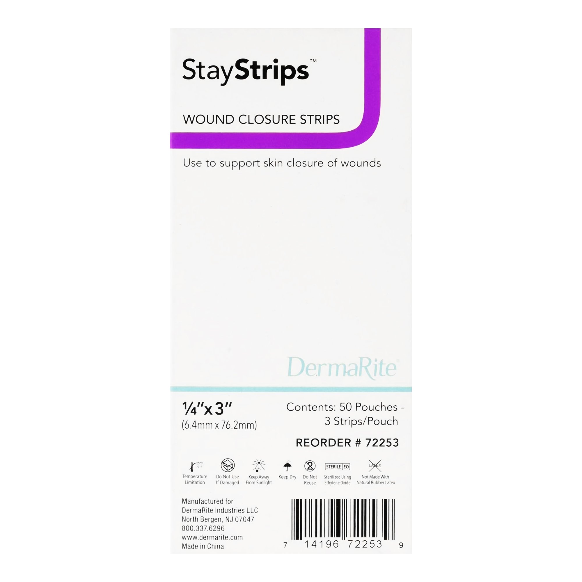 Sion Brands LLC - 72253 StayStrips® Skin Closure Strip