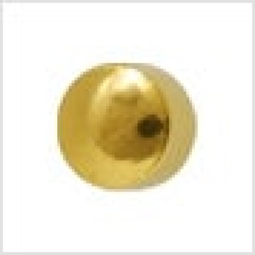 Medisystem - MS2010PM Mini Ear Piercing Stud MediStuds® 24K Gold Plated Stainless Steel Gold Ball Traditional Mount