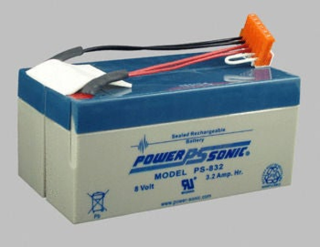 R & D Batteries - 5214-P Diagnostic Battery Pack Power-Sonic® Sealed Lead Acid Battery Pack For Lifepak Defibrillator