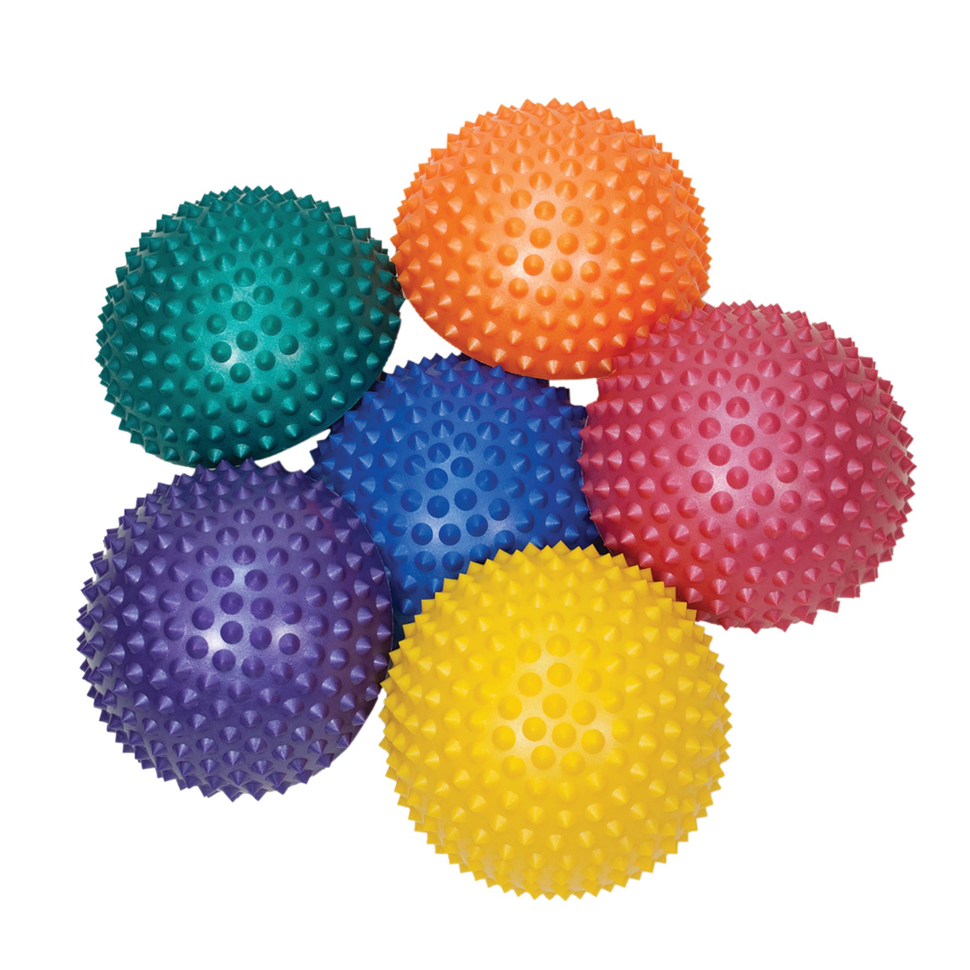 Fabrication Enterprises - 30-1982-6 Balance Stone Set CanDo® Inflatable 7 Inch Diameter 4 X 7 X 7 Inch Multicolored