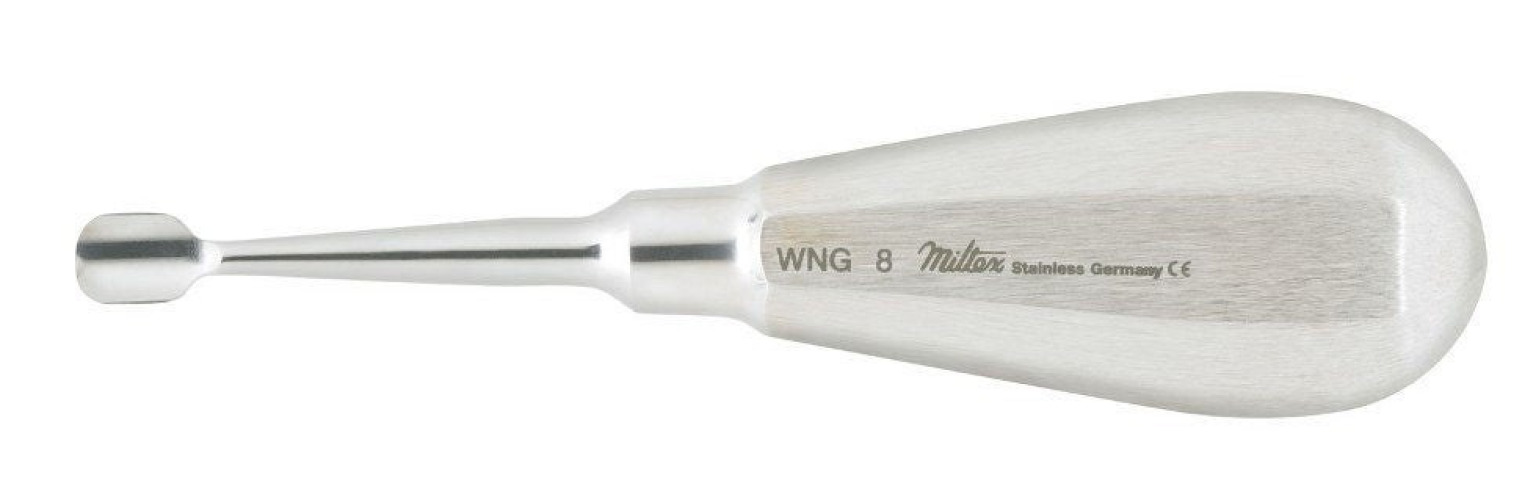 Integra Lifesciences - DELWNG8 Winged Dental Elevator Miltex® OR Grade German Stainless Steel NonSterile