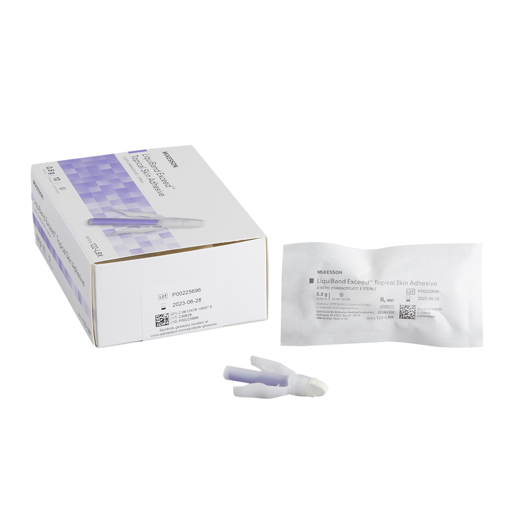 McKesson Brand - 122-LBX McKesson LIQUIBAND® Exceed Topical Skin Adhesive