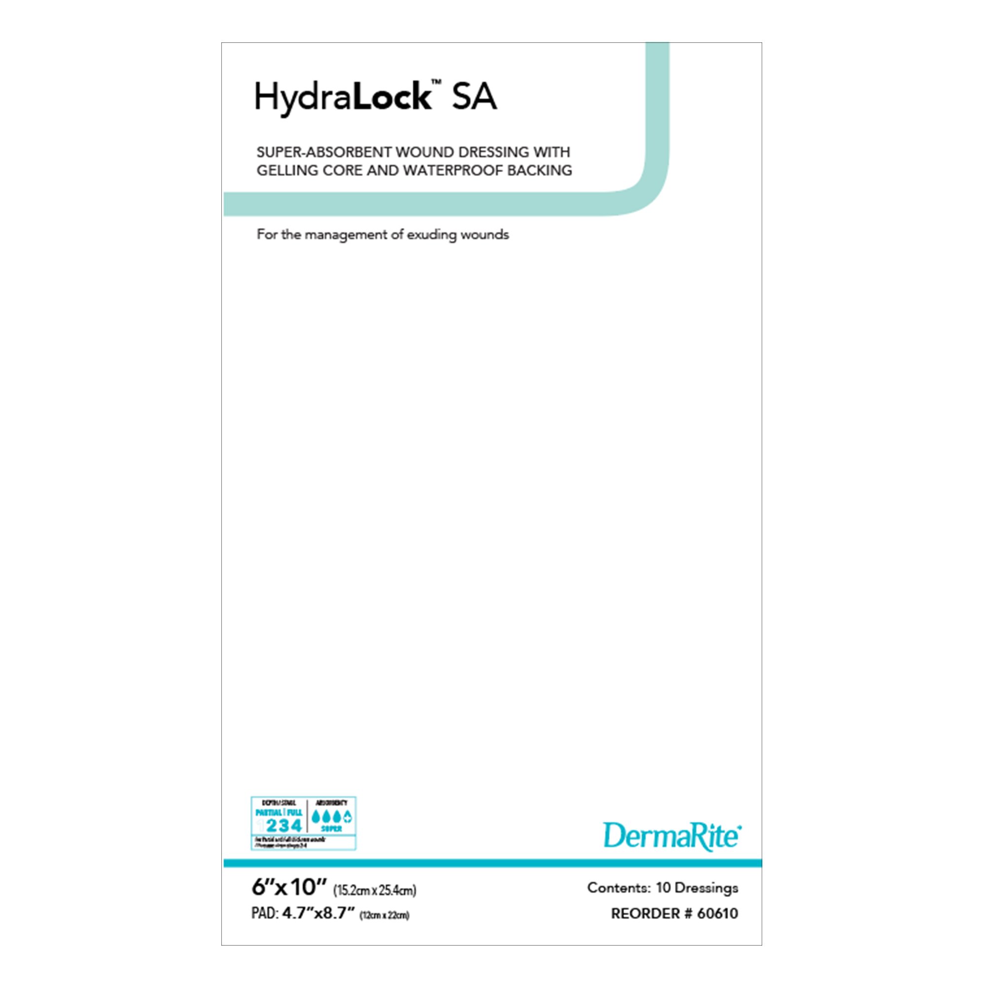 Sion Brands LLC - 60610 HydraLock™ Super Absorbent Dressing