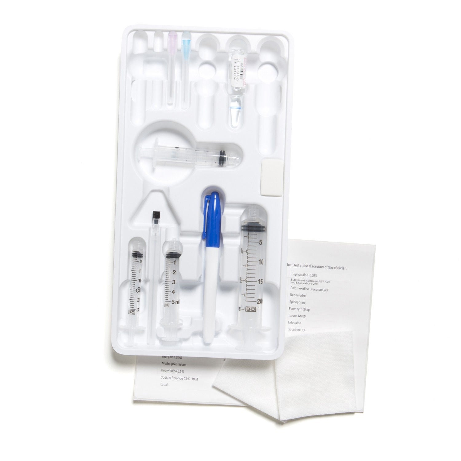 Avanos Medical Sales LLC - 186A003 Spinal Tray 22 Gauge 3.5 Inch