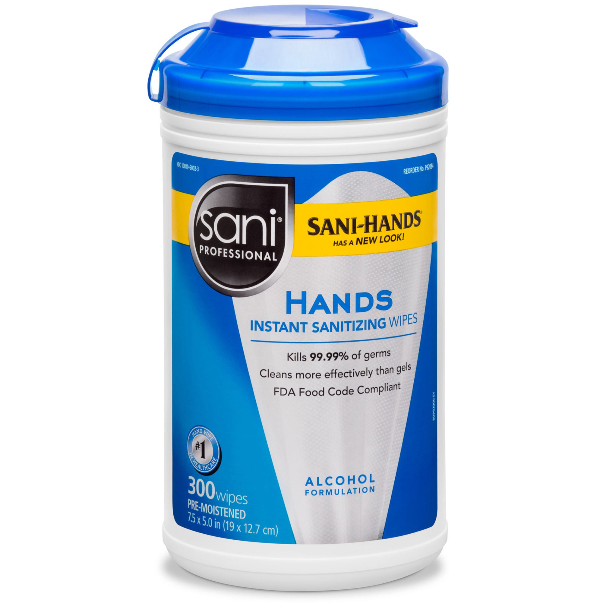 Professional Disposables - P92084 Sani-Hands Unscented Instant Hand Wipes