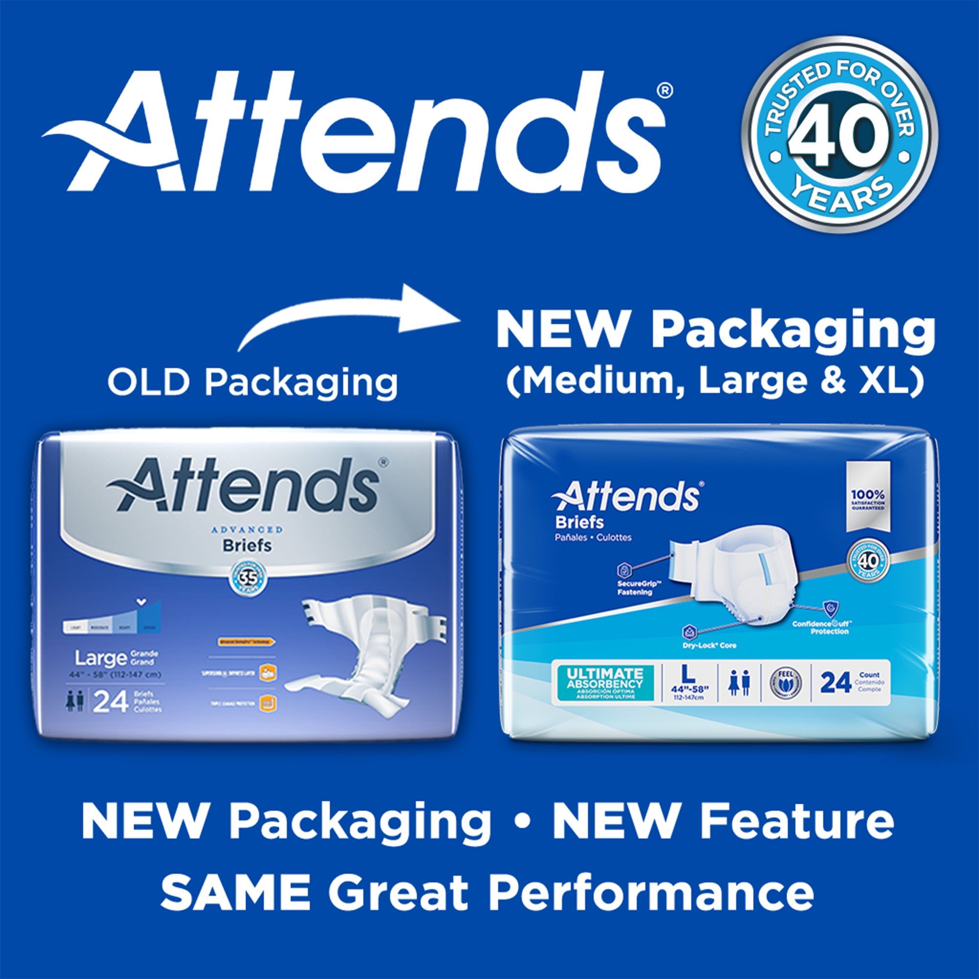 Attends Advanced Incontinence Brief DDC25 by Attends Healthcare Products