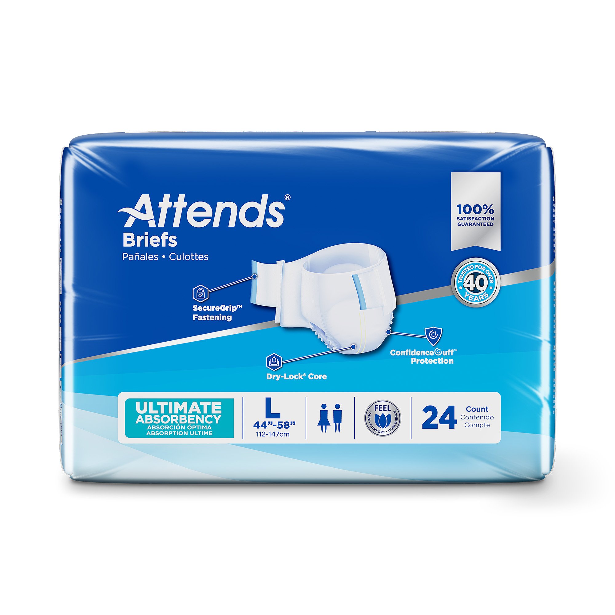 Attends Healthcare Products DDC30 - Attends® Advanced Briefs, Large - 24/Bag, 72/Case