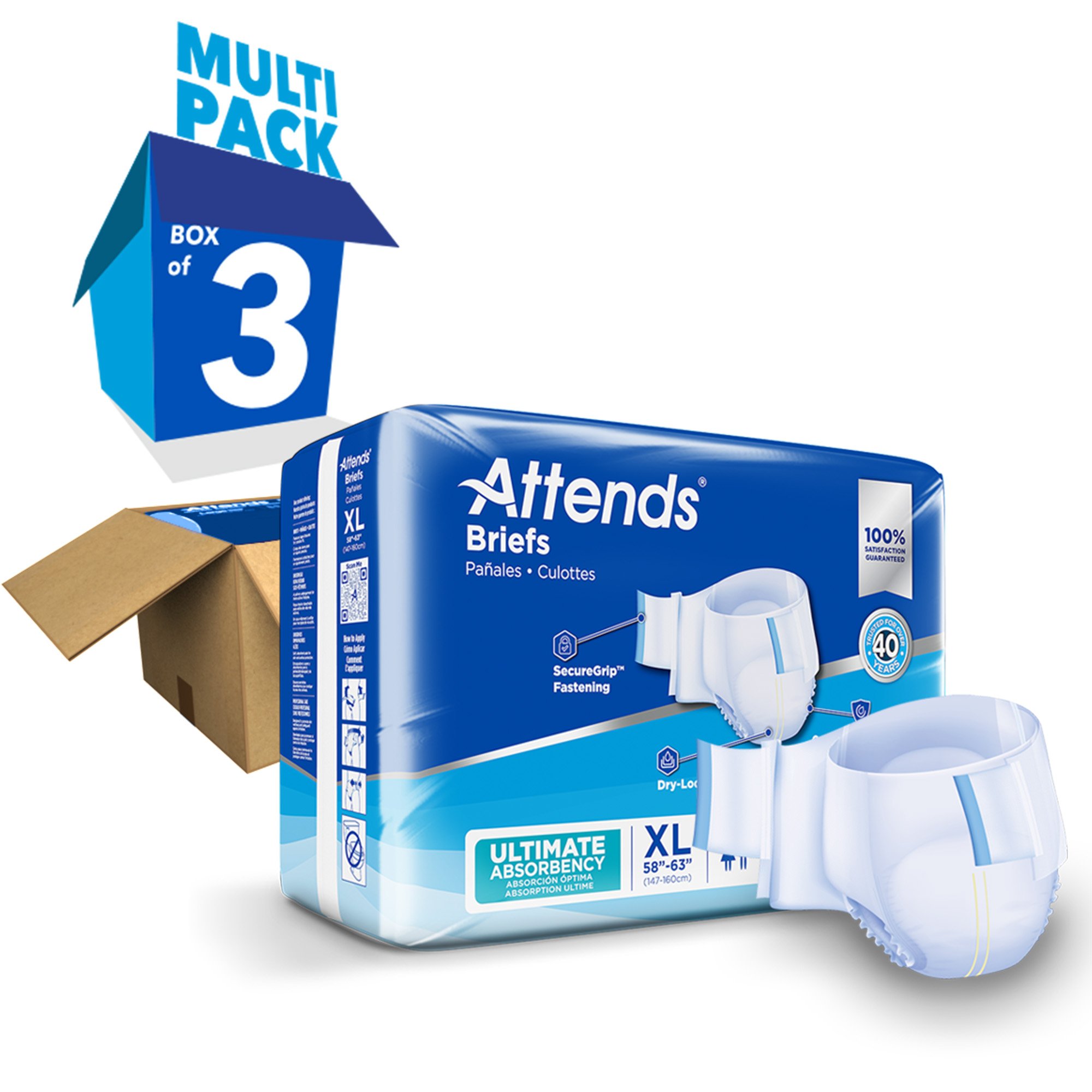 Attends Advanced Incontinence Brief DDC40 by Attends Healthcare Products