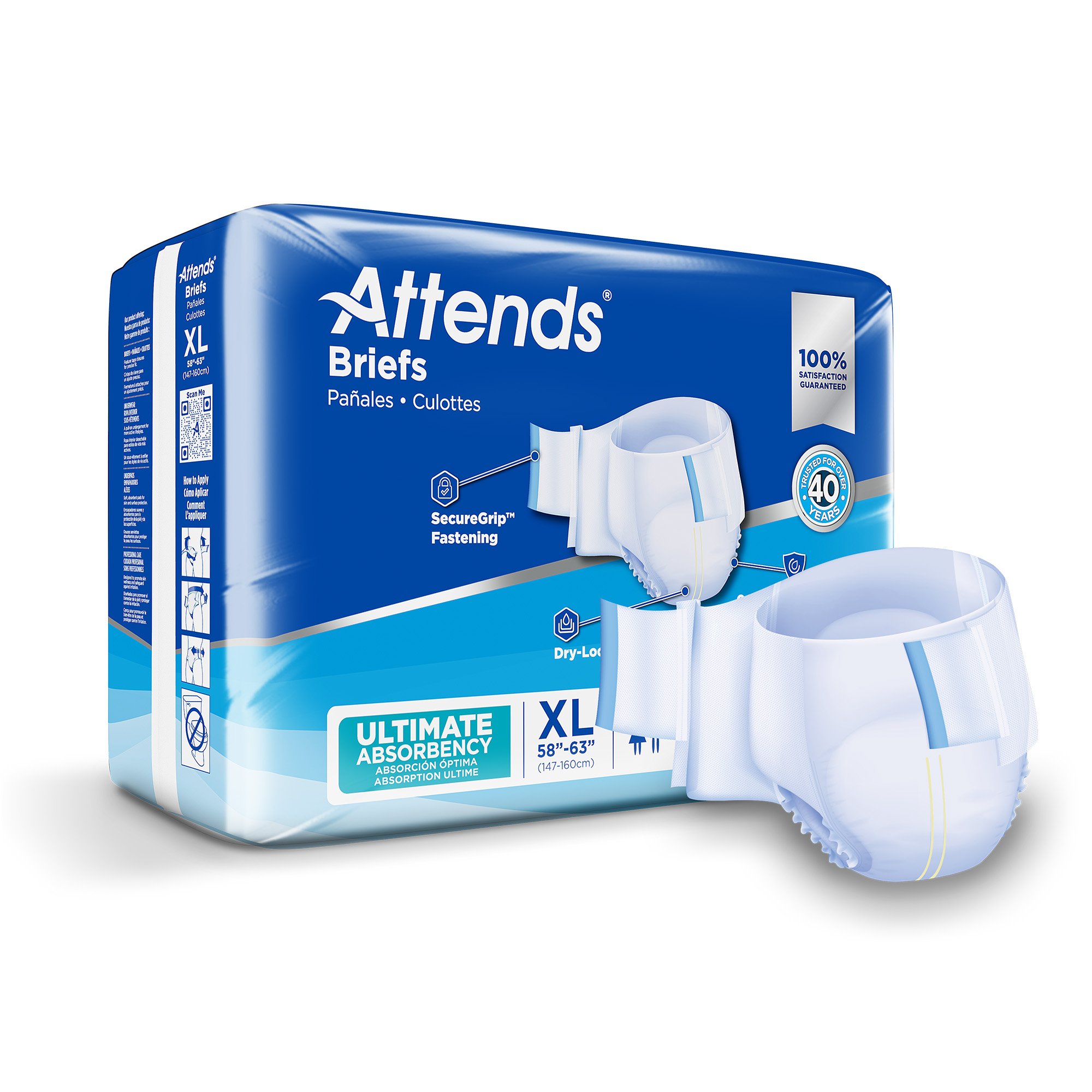 Attends Healthcare Products - DDC40 Attends® Advanced Briefs