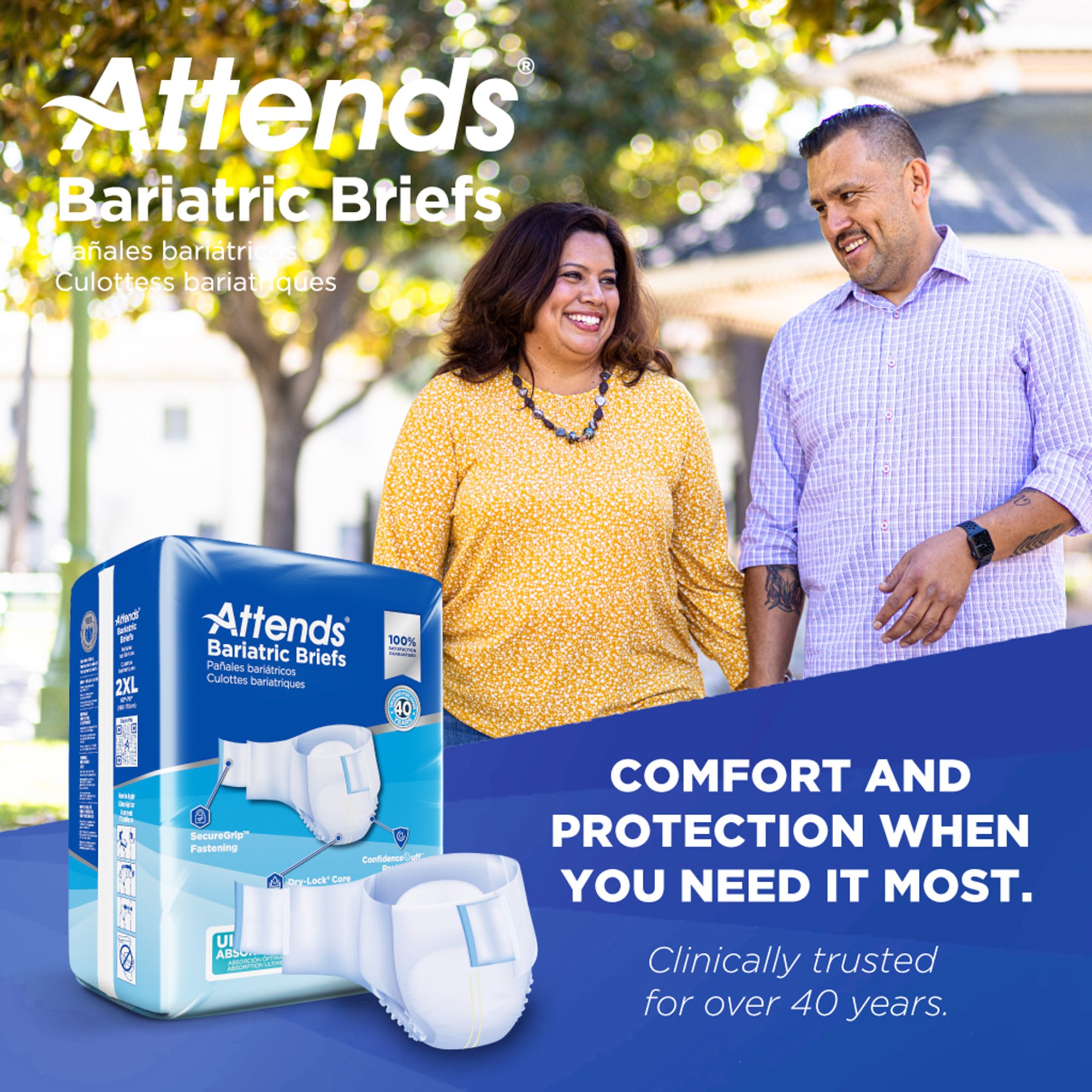 Attends Healthcare Products - DD50 Attends® Bariatric Briefs