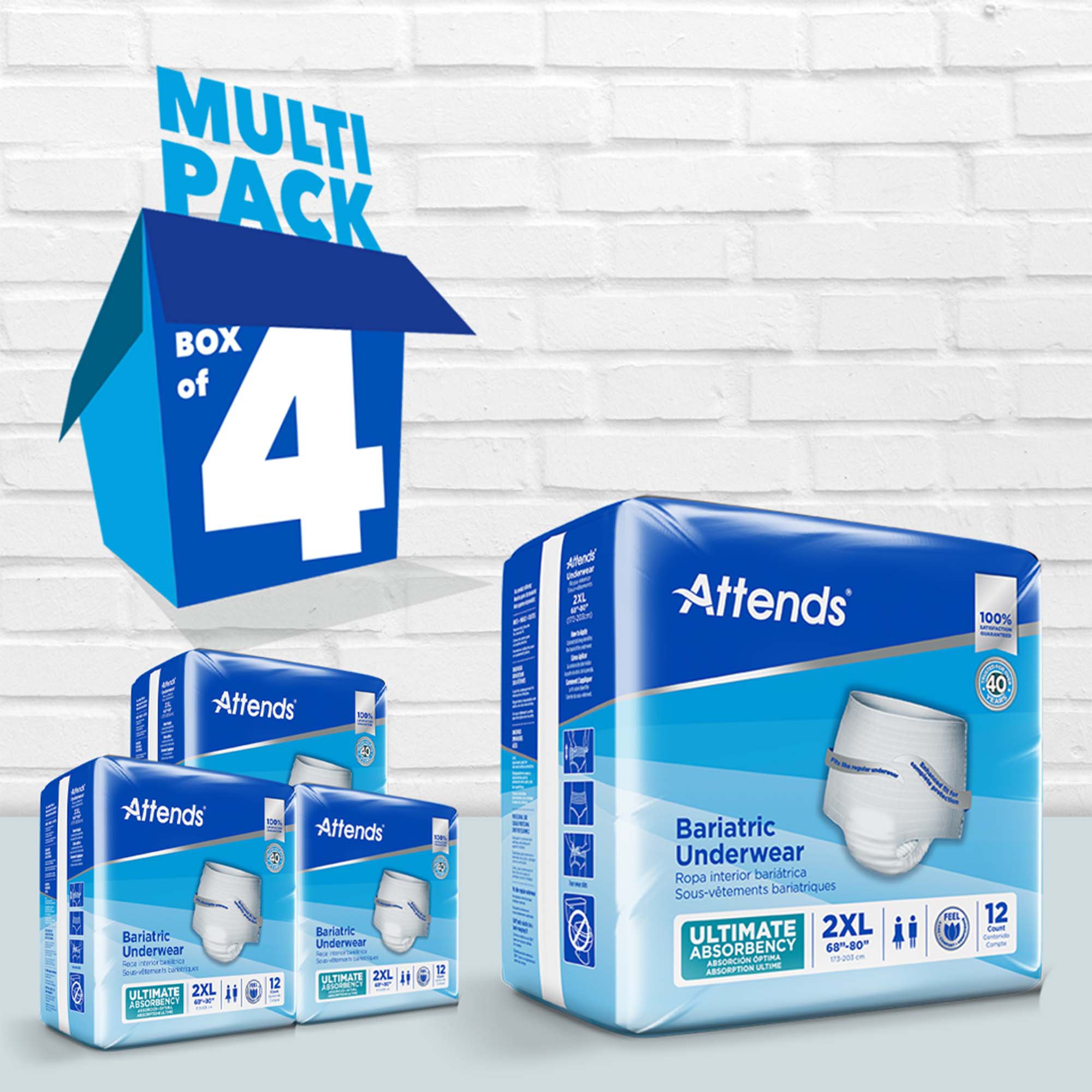 Attends Healthcare Products - AU50 Attends® Bariatric Protective Underwear