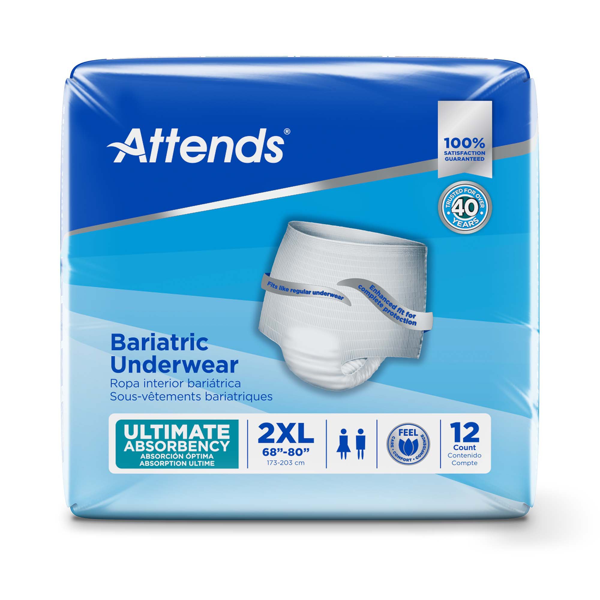Attends Healthcare Products - AU50 Attends® Bariatric Protective Underwear