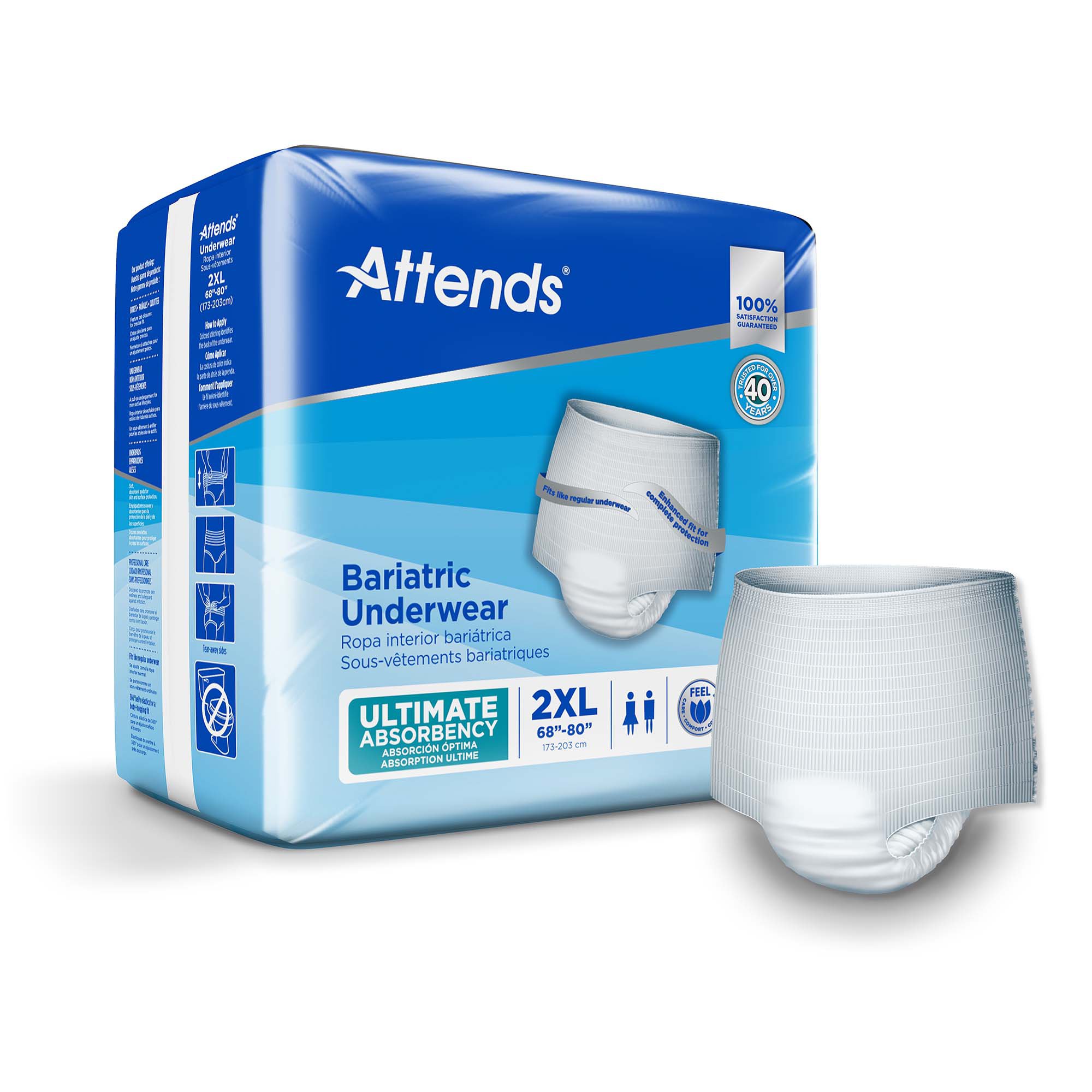 Attends Healthcare Products - AU50 Attends® Bariatric Protective Underwear