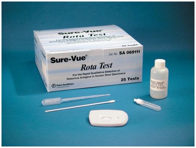 Fisher Anatomical - SA069111 Digestive Test Kit Sure-Vue® Rota Test Rotavirus Antigen 25 Tests CLIA Non-Waived