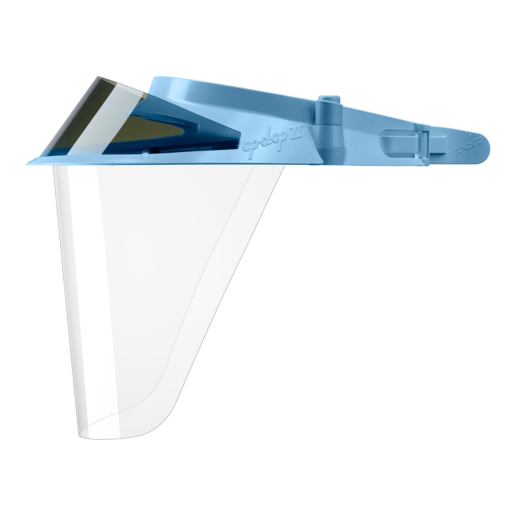 Op-D-Op - 355DK-BL Face Shield Kit Op d Op II One Size Fits Most Full Length Anti-fog Reusable NonSterile