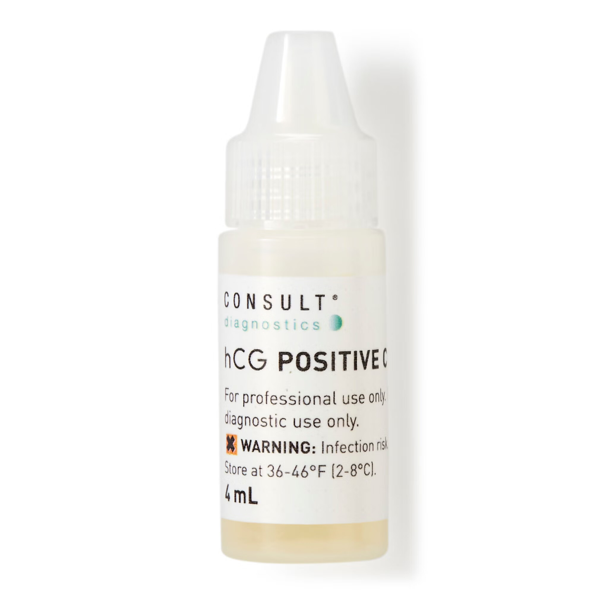 McKesson Brand - 5011 Reproductive Endocrinology Control Set McKesson Consult™ Pregnancy (hCG) Testing Positive Level / Negative Level 2 X 4 mL