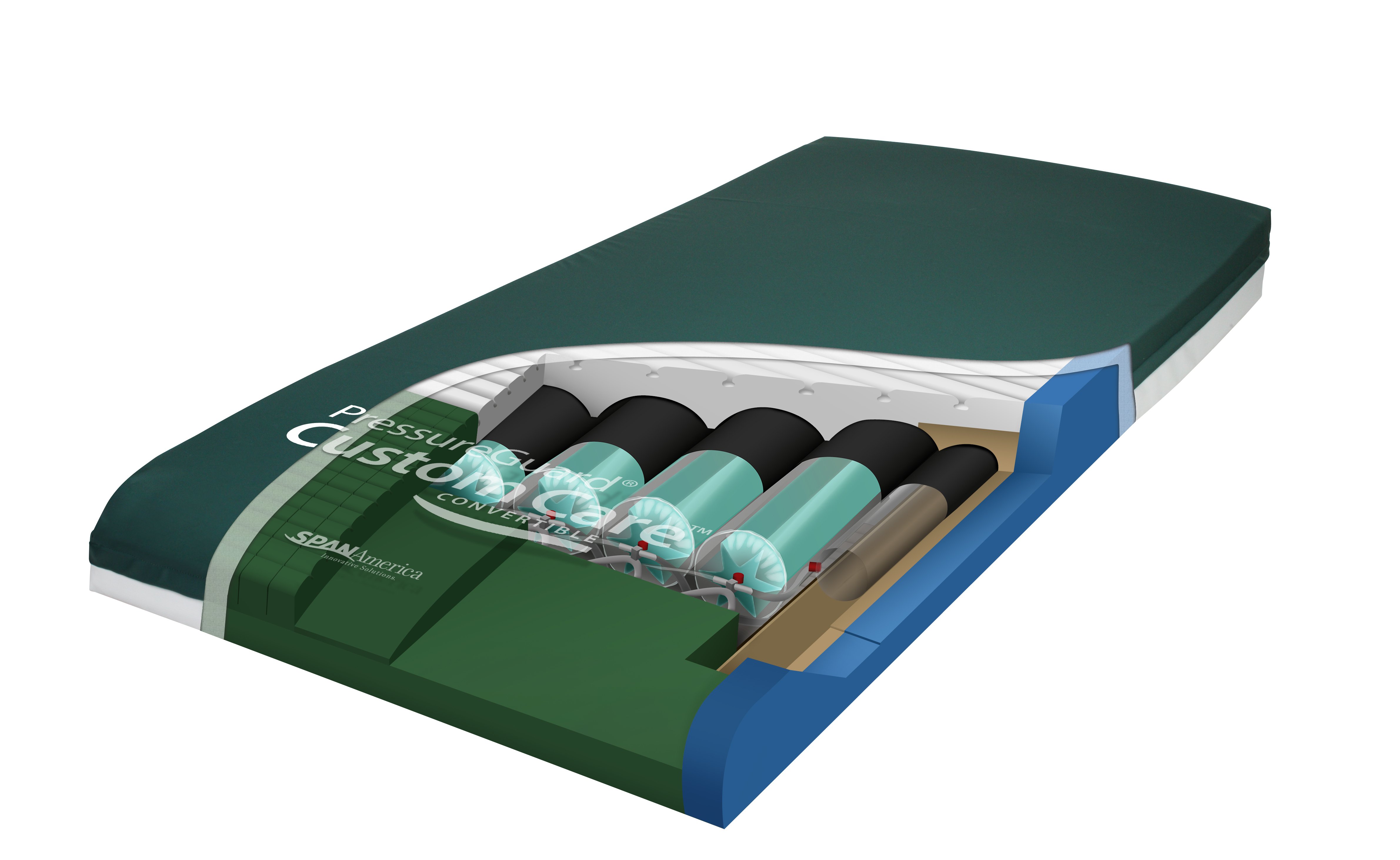 Span America 95724 - PressureGuard® Custom Care® Convertible Bed Mattress - 1/Each