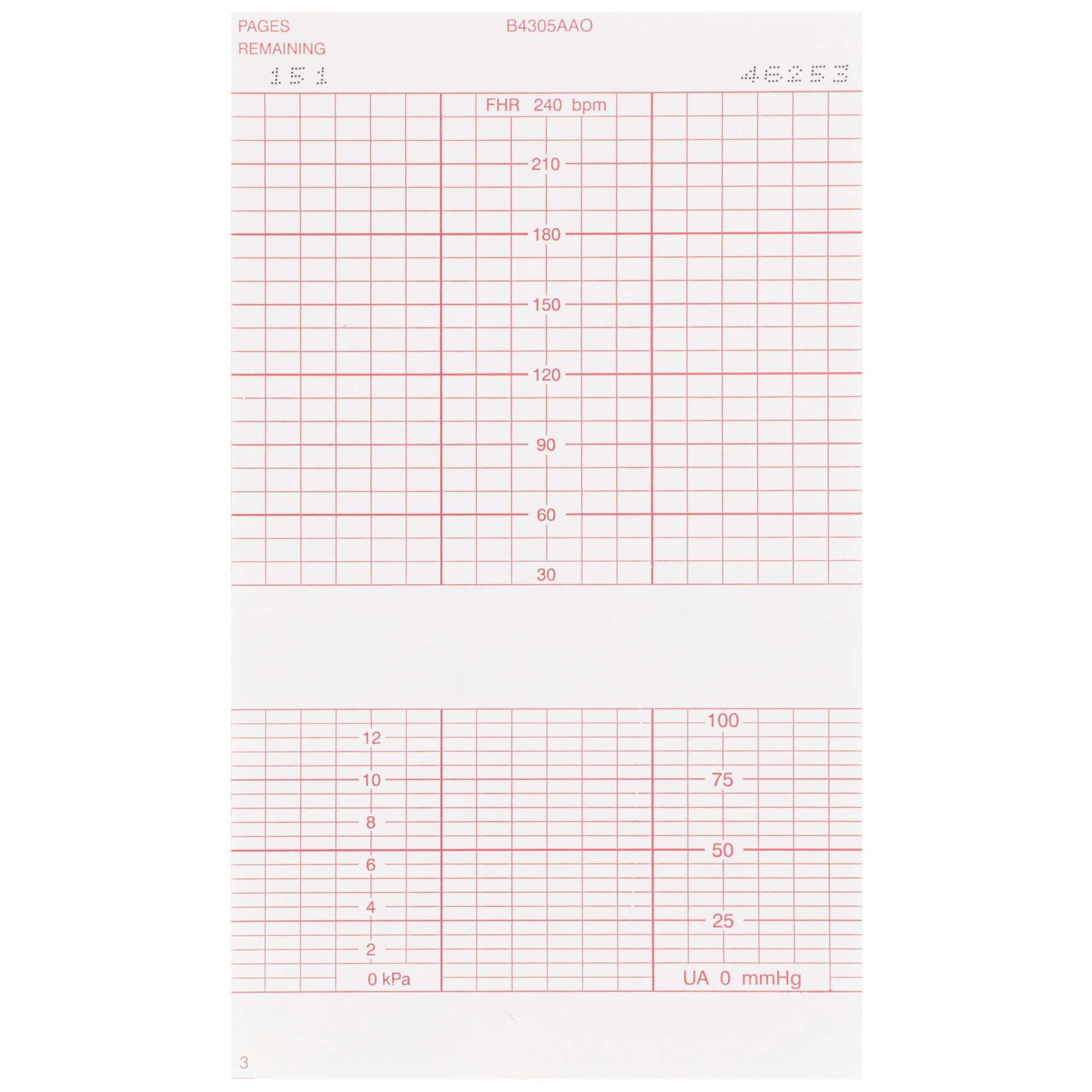 McKesson Brand - 26-B4305A McKesson Fetal Monitoring Paper