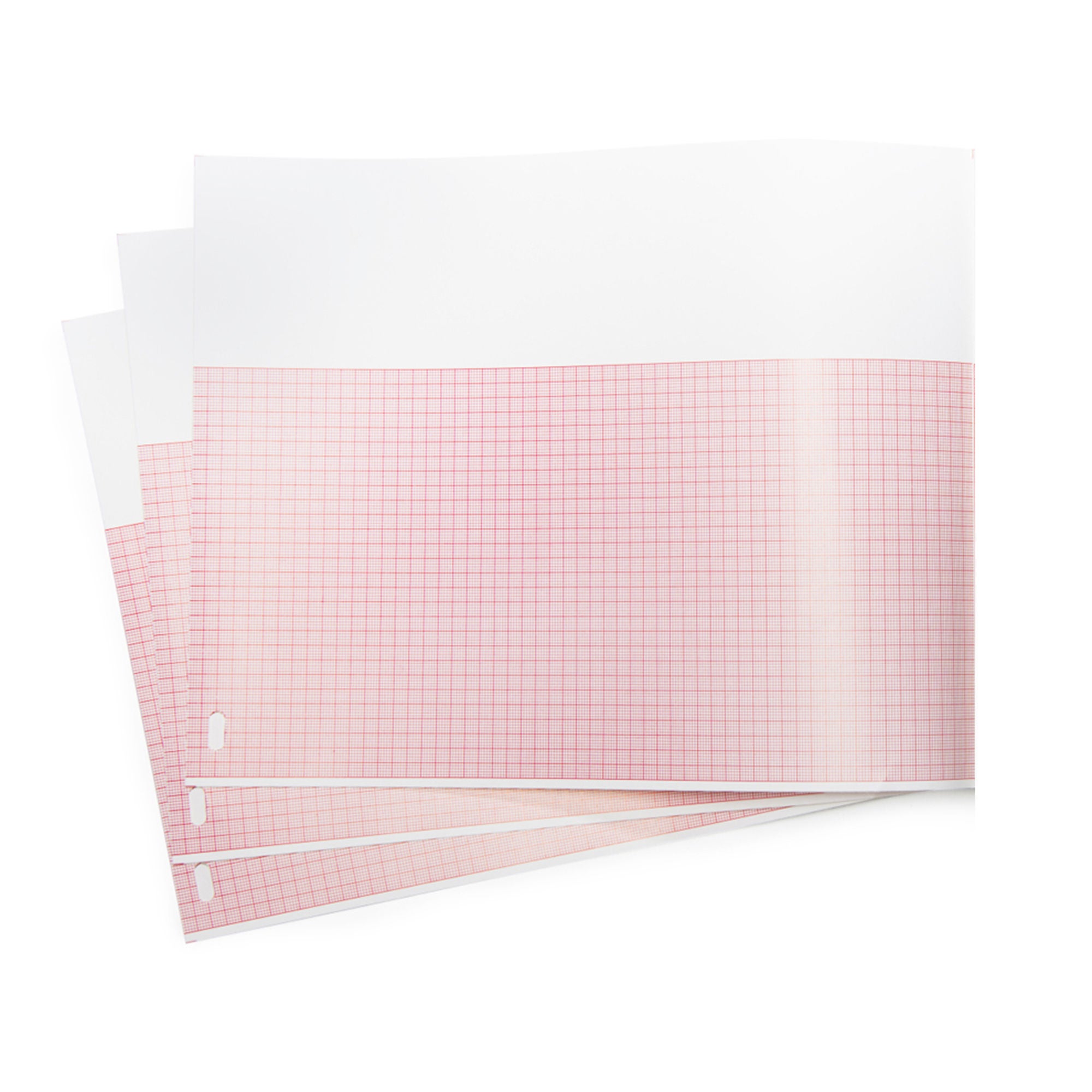 McKesson Brand - 26-M2485A Recording Chart Paper McKesson Z-Fold Red Grid
