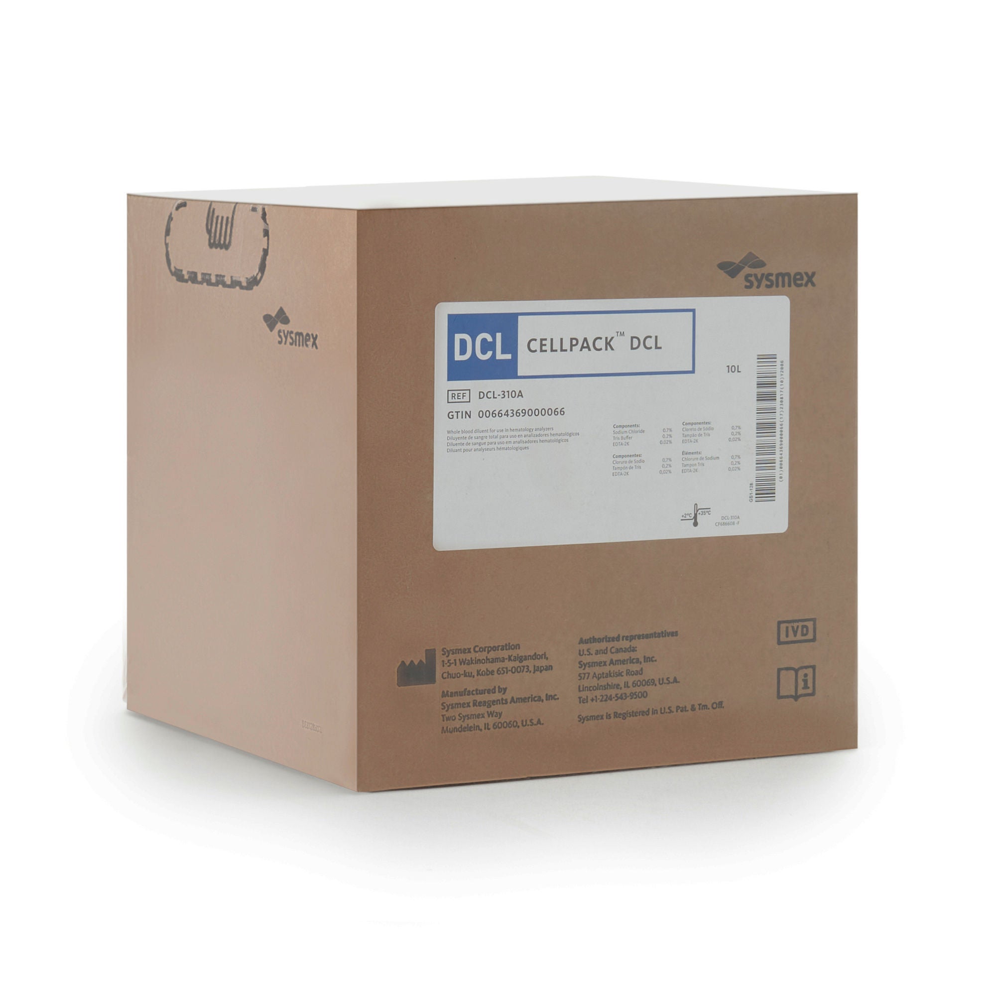 Sysmex America - DCL-310A Cellpack® DCL Reagent Diluent