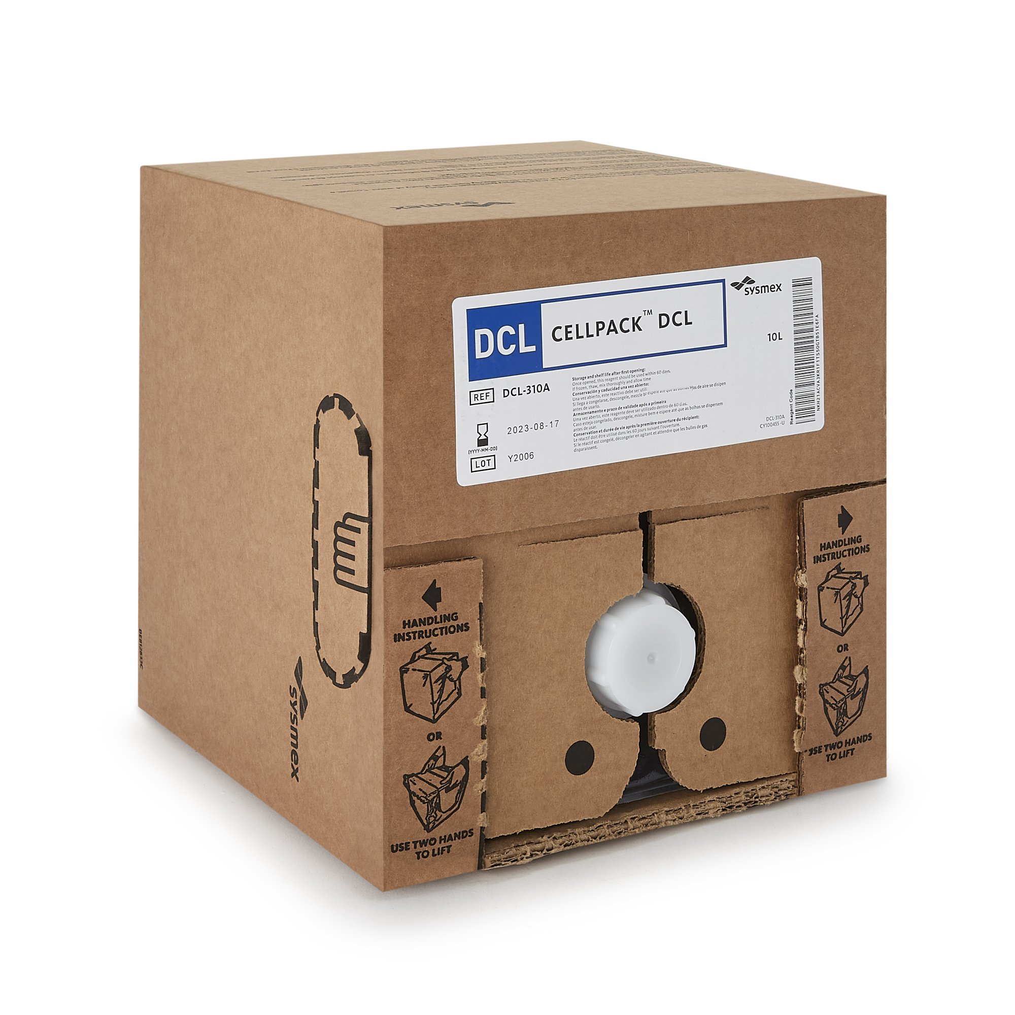 Sysmex America DCL-310A - Cellpack® DCL Reagent Diluent, Hematology test - 1/Each