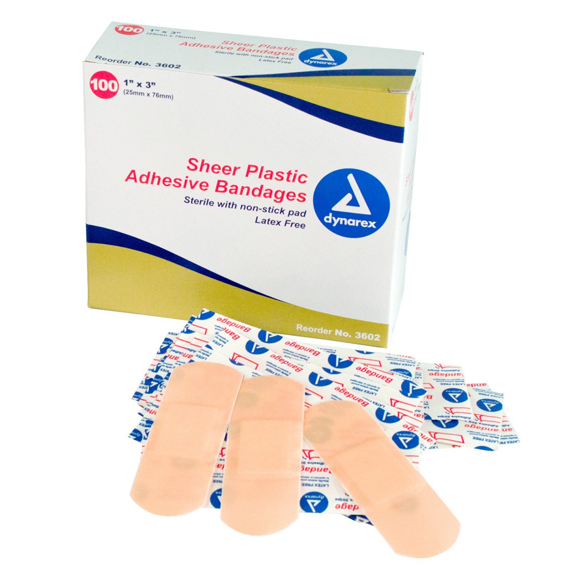 Dynarex - 3602 dynarex® Sheer Adhesive Strip